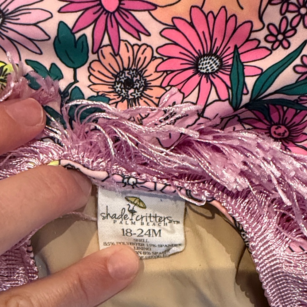 Shade Critters Floral Ruffle One-Piece Swimsuit - Picture 3 of 3